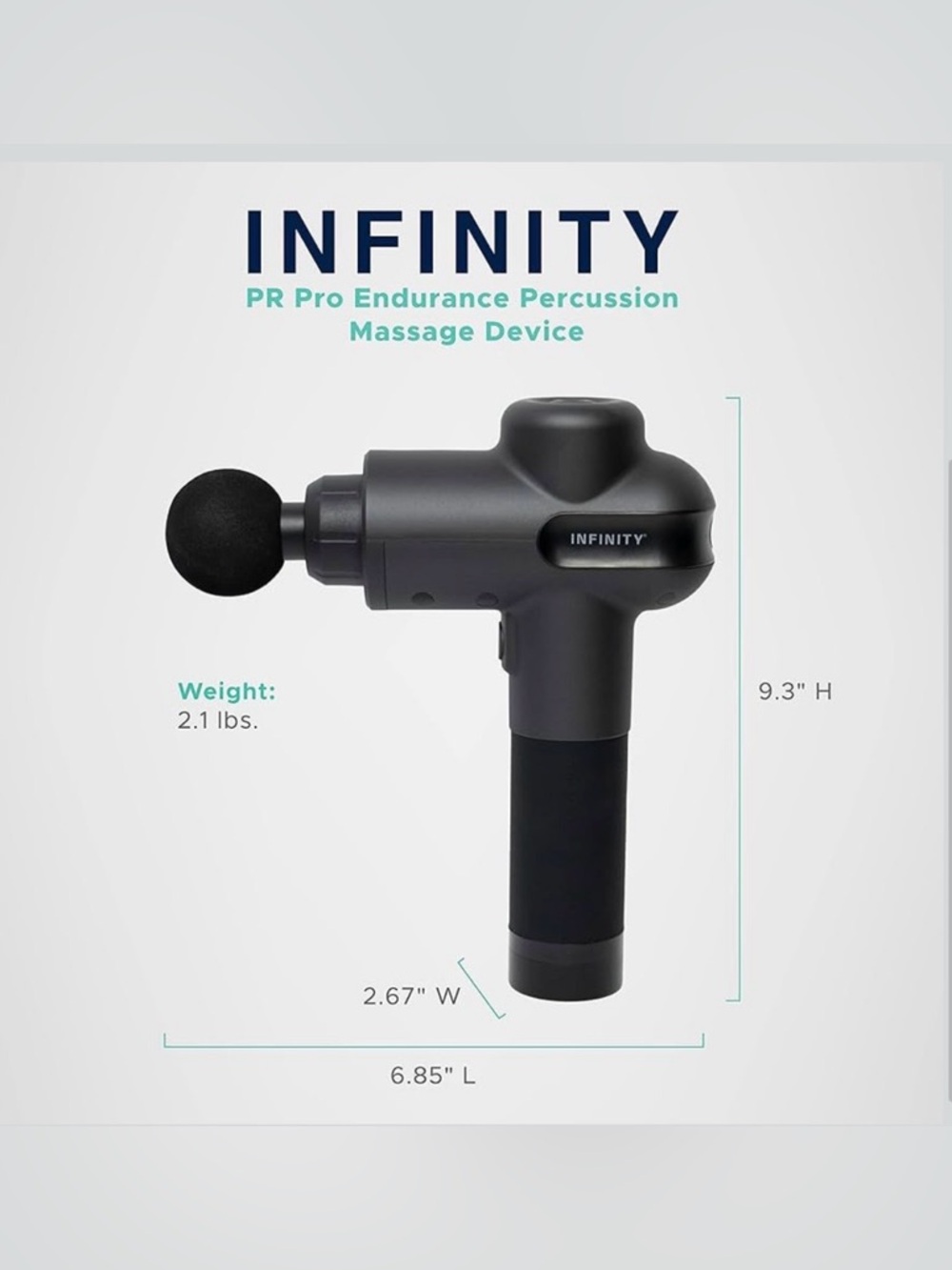 Infinity PR Pro Endurance Percussion Massage Device